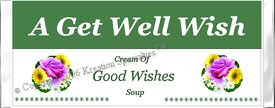 Get Well Wishes  Candy Wrapper Sample 1