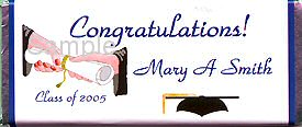 Congratulations Chocolate Candy Bar Wrapper