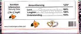  Wedding Chocolate Bar Favor -1 Back