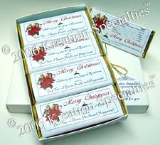 Merry Christmas Candy Cane Chocolate Gift Set