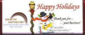 Happy Holidays Corporate Candy Bar 