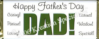 Happy Father's Day Candy Wrapper