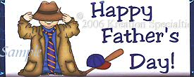 Personalized Father's Day Candy Wrapper  