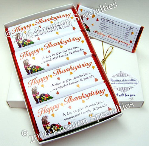 Thanksgiviong Chocolate Bar Gift Set