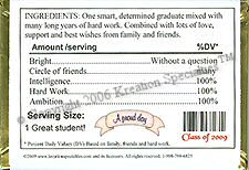 Graduation Kit Kat Chocolate Wafer Bar Wrapper Favor