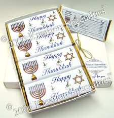Happy Hanukkah Chocolate Bar Gift Set