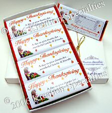Thanksgiving Chocolate Wrapper- Gift Set -6